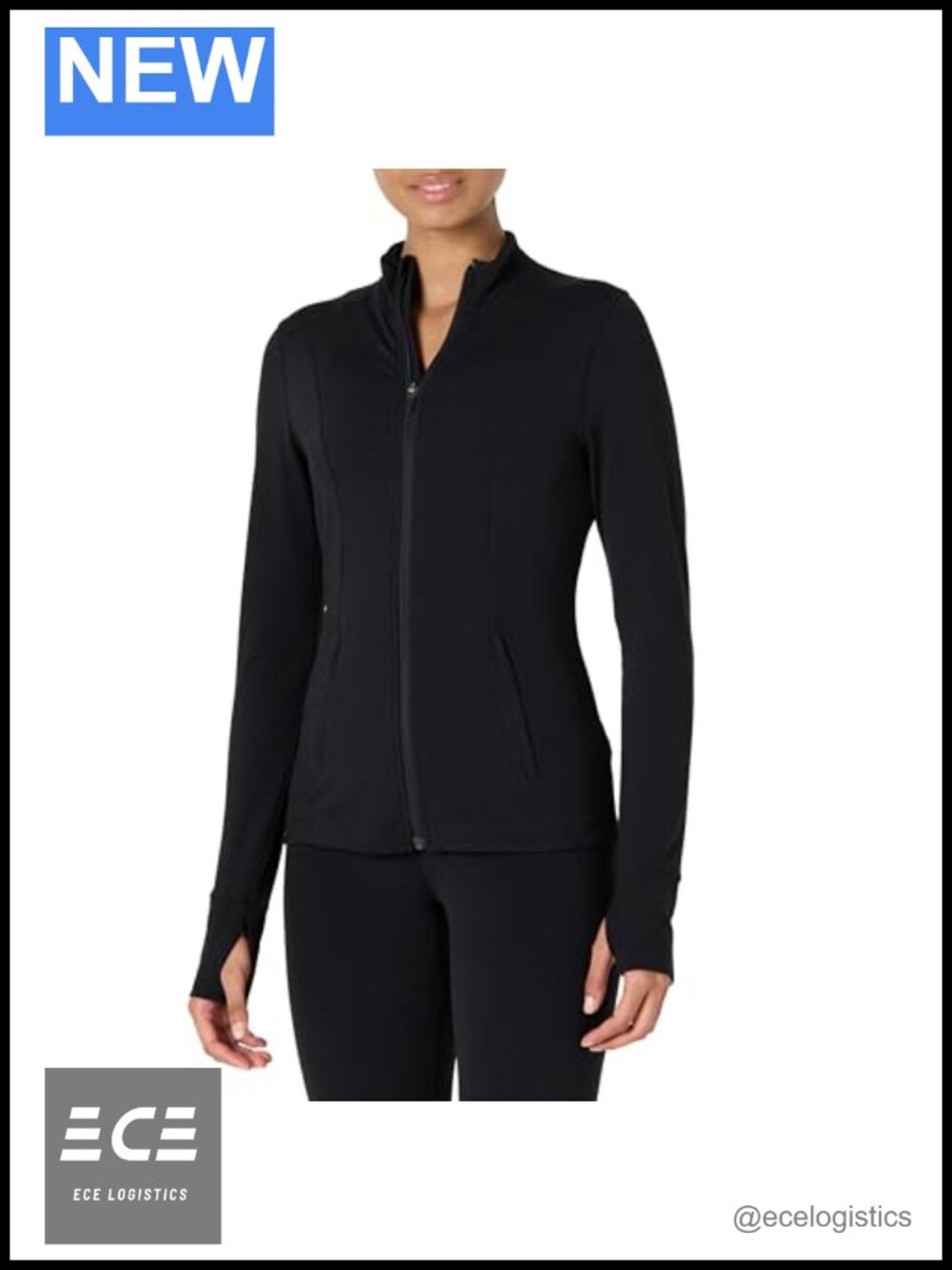 Women's Formflex Zip Jacket Mock Neck Long Sleeve Activewear Track Jacket